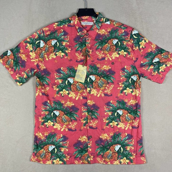 Island Republic Hawaiian Shirt Mens XL Short Sleeve Pockets Relaxed Fit NWT - Picture 1 of 10